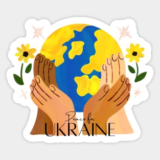 Peace for Ukraine Sticker